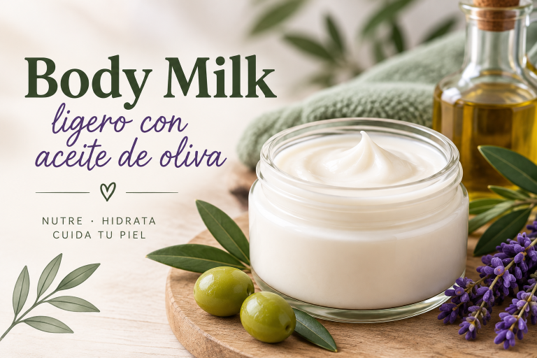 Body Milk ligero con aceite de oliva