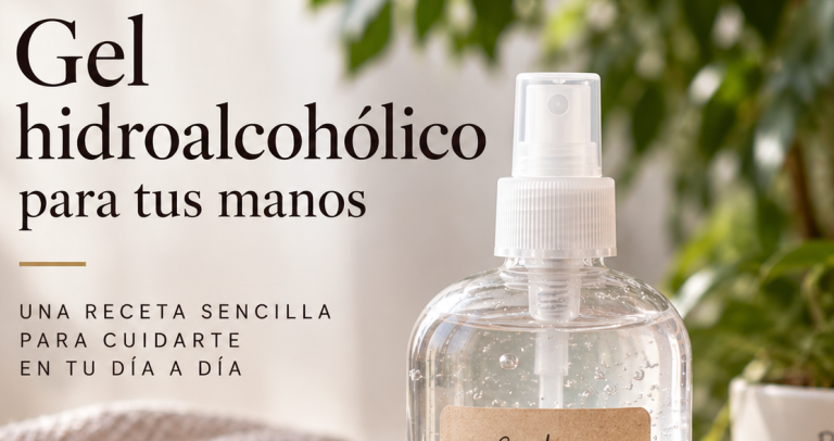 Gel hidroalcohólico casero para manos